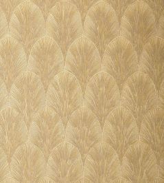 Tourmaline Wallpaper by Casamance Blanc / Dore Tourmaline Wallpaper by Casamance Blanc / Dore