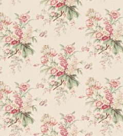 Tournier Fabric by Sanderson Strawberry/Cream Tournier Fabric by Sanderson Strawberry/Cream