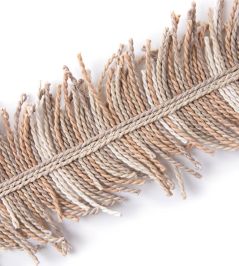 Trail Fringe Trim by Christopher Farr Cloth Natural Trail Fringe Trim by Christopher Farr Cloth Natural