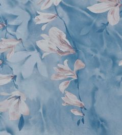 Trailing Magnolia Mural by 1838 Wallcoverings Chambray Trailing Magnolia Mural by 1838 Wallcoverings Chambray