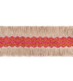 Trapeze Border Trim by Christopher Farr Cloth Hot Pink Trapeze Border Trim by Christopher Farr Cloth Hot Pink