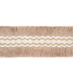 Trapeze Border Trim by Christopher Farr Cloth Natural Trapeze Border Trim by Christopher Farr Cloth Natural