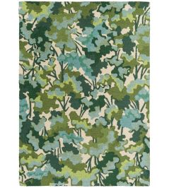 Tree Tops Rug by Harlequin Green Tree Tops Rug by Harlequin Green