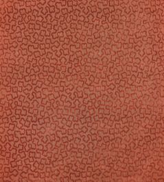 Trefolia Velvet Fabric by Anna French Paprika Trefolia Velvet Fabric by Anna French Paprika