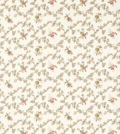 Trelliage Fabric by Sanderson Raspberry/Stone Trelliage Fabric by Sanderson Raspberry/Stone