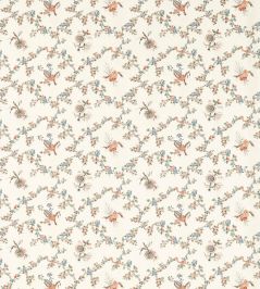Trelliage Fabric by Sanderson Sandstone/Woad Trelliage Fabric by Sanderson Sandstone/Woad