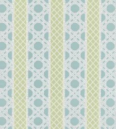 Trelliage Fabric by Thibaut Pool and Leaf Trelliage Fabric by Thibaut Pool and Leaf