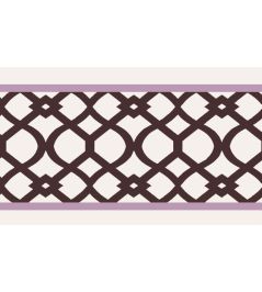 Trellis Border 8cm Wallpaper by Parker & Jules Conker Trellis Border 8cm Wallpaper by Parker & Jules Conker