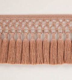 Trellis Fringe Trimming by Romo Vintage Rose Trellis Fringe Trimming by Romo Vintage Rose