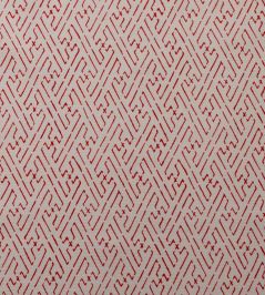 Trellis Fabric by Titley and Marr Scarlet Red Trellis Fabric by Titley and Marr Scarlet Red