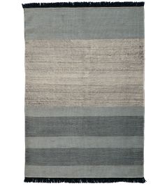 Tres Stripes Rug by Nanimarquina Blue Tres Stripes Rug by Nanimarquina Blue