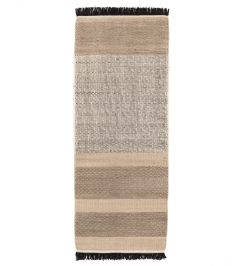 Tres Stripes Runner Rug by Nanimarquina Black Tres Stripes Runner Rug by Nanimarquina Black