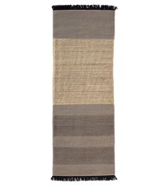 Tres Stripes Runner Rug by Nanimarquina Blue Tres Stripes Runner Rug by Nanimarquina Blue