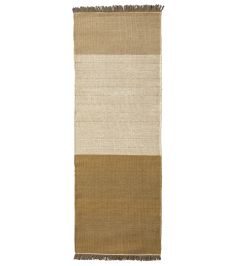 Tres Stripes Runner Rug by Nanimarquina Ochre Tres Stripes Runner Rug by Nanimarquina Ochre