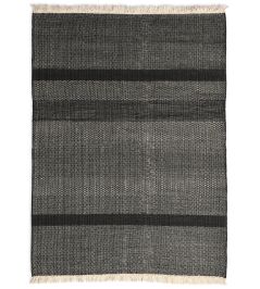 Tres Texture Rug by Nanimarquina Black Tres Texture Rug by Nanimarquina Black