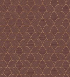 Tressana Wallpaper by Casamance Pourpre/Cuivre Tressana Wallpaper by Casamance Pourpre/Cuivre