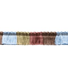 Trianon Blocked Brush Fringe Trimming by Samuel & Sons Chocolat Trianon Blocked Brush Fringe Trimming by Samuel & Sons Chocolat