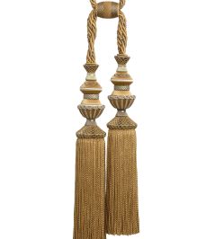 Trianon Double Tassel Tieback Trimming by Samuel & Sons Citrine Trianon Double Tassel Tieback Trimming by Samuel & Sons Citrine