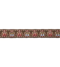 Trianon Ombre Border Trimming by Samuel & Sons Chocolat Trianon Ombre Border Trimming by Samuel & Sons Chocolat