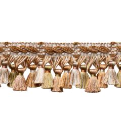 Trianon Scalloped Tassel Fringe Trimming by Samuel & Sons Chiffon Trianon Scalloped Tassel Fringe Trimming by Samuel & Sons Chiffon