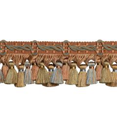 Trianon Scalloped Tassel Fringe Trimming by Samuel & Sons Marzipan Trianon Scalloped Tassel Fringe Trimming by Samuel & Sons Marzipan