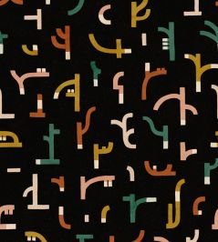 Tribal Tongue Wallpaper by Tres Tintas Black Tribal Tongue Wallpaper by Tres Tintas Black