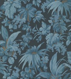 Tropical Wallpaper by Jannelli&Volpi Navy Blue Tropical Wallpaper by Jannelli&Volpi Navy Blue