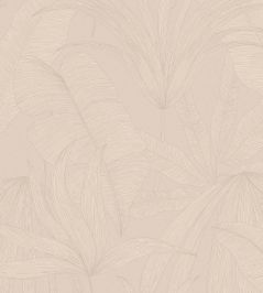 Tropical Leaf Wallpaper by Eijffinger Beige / Sand Tropical Leaf Wallpaper by Eijffinger Beige / Sand