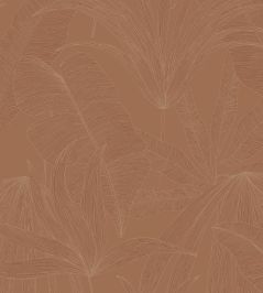 Tropical Leaf Wallpaper by Eijffinger Orange / Terracotta Tropical Leaf Wallpaper by Eijffinger Orange / Terracotta