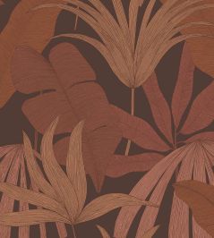 Tropical Palm Wallpaper by Eijffinger Red / Pink / Orange Tropical Palm Wallpaper by Eijffinger Red / Pink / Orange