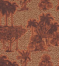 Tropical Safari Print Wallpaper by Schumacher Sunset In Los Llanos Tropical Safari Print Wallpaper by Schumacher Sunset In Los Llanos