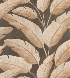 Tropicalia Wallpaper by Caselio Noir Sepia Tropicalia Wallpaper by Caselio Noir Sepia
