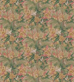 Trumpet Flowers Fabric by GP & J Baker Blush Trumpet Flowers Fabric by GP & J Baker Blush