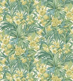 Trumpet Flowers Wallpaper by GP & J Baker Emerald Trumpet Flowers Wallpaper by GP & J Baker Emerald