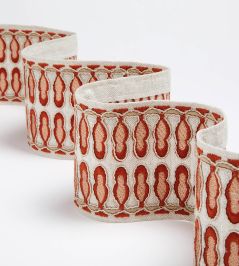 Tudor Braid Trim by James Hare Terracotta Tudor Braid Trim by James Hare Terracotta