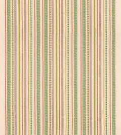 Tudor Stripe Fabric by GP & J Baker Red/Green Tudor Stripe Fabric by GP & J Baker Red/Green