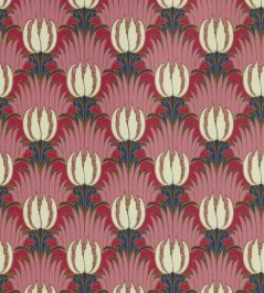 Tulip & Bird Wallpaper by Morris & Co Amaranth & Blush Tulip & Bird Wallpaper by Morris & Co Amaranth & Blush