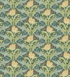 Tulip & Jasmine Wallpaper by GP & J Baker Emerald Tulip & Jasmine Wallpaper by GP & J Baker Emerald