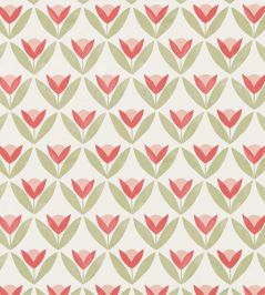 Tulip Trellis Wallpaper by Scion Berry Tulip Trellis Wallpaper by Scion Berry