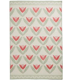 Tulip Trellis Rug by Scion Blush Tulip Trellis Rug by Scion Blush