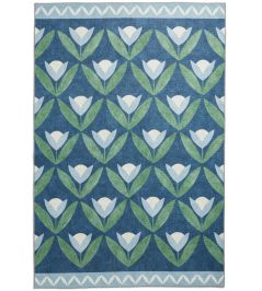 Tulip Trellis Rug by Scion Midnight Tulip Trellis Rug by Scion Midnight