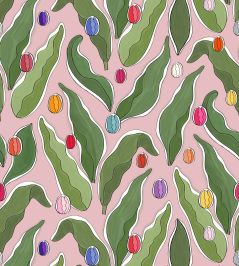 Tulips Festival Wallpaper by Ottoline Pink Tulips Festival Wallpaper by Ottoline Pink