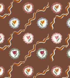 Tulips of Belgravia Wallpaper by Ottoline Brown Tulips of Belgravia Wallpaper by Ottoline Brown
