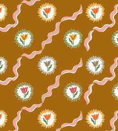 Tulips of Belgravia Wallpaper by Ottoline Camel Tulips of Belgravia Wallpaper by Ottoline Camel