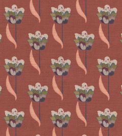 Tulips Fabric by Ottoline Terra Tulips Fabric by Ottoline Terra