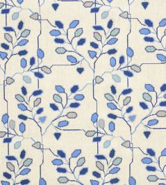 Tumble Weed Epingle Fabric by Schumacher Delft Blue Tumble Weed Epingle Fabric by Schumacher Delft Blue