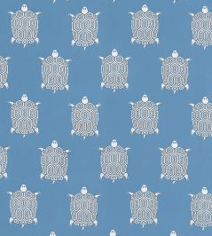Turtle Bay Fabric by Thibaut Island Blue Turtle Bay Fabric by Thibaut Island Blue