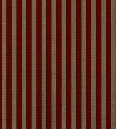 Tuscan Stripes Fabric by Ottoline Mocha and Red Tuscan Stripes Fabric by Ottoline Mocha and Red