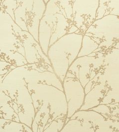 Twiggy Sisal Wallpaper by Schumacher Gold On Ivory Twiggy Sisal Wallpaper by Schumacher Gold On Ivory
