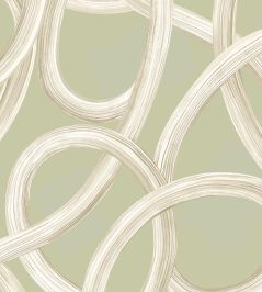 Twisted Geo Wallpaper by Ohpopsi Moss Twisted Geo Wallpaper by Ohpopsi Moss